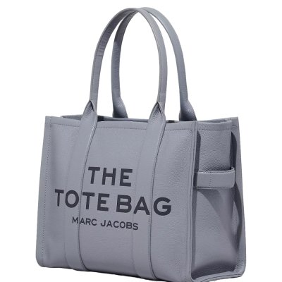 THE LEATHER LARGE TOTE BAG